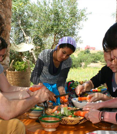 Cooking classes in desert